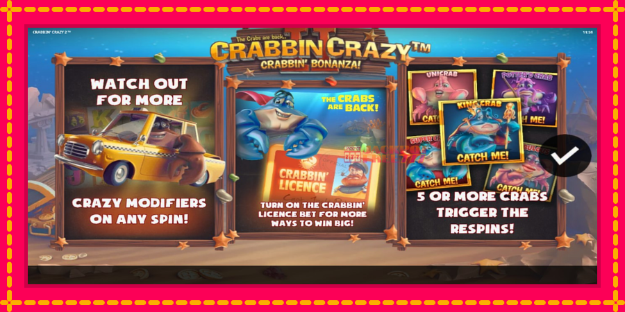 Crabbin Crazy 2 автомат со уникатна механика, слика 1