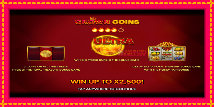 Crown Coins автомат со уникатна механика, слика 1