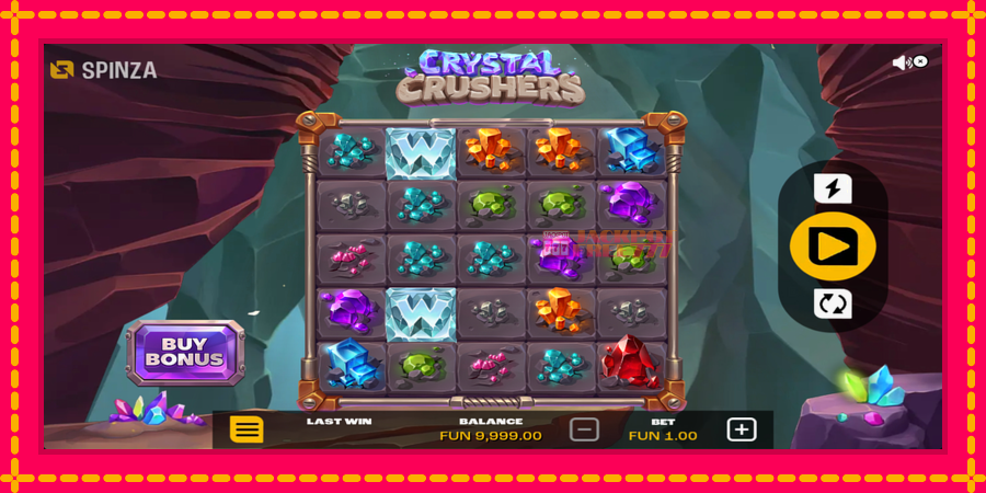 Crystal Crushers автомат со уникатна механика, слика 2