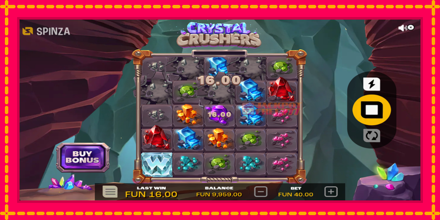 Crystal Crushers автомат со уникатна механика, слика 3