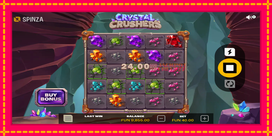 Crystal Crushers автомат со уникатна механика, слика 4