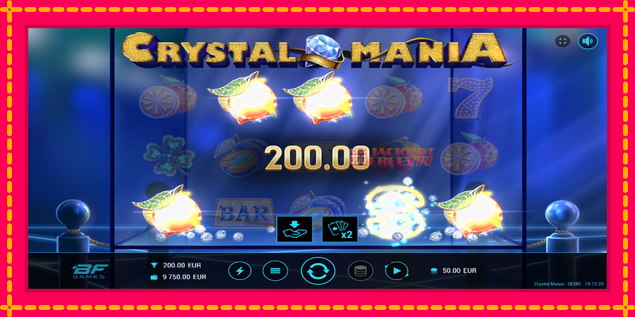 Crystal Mania автомат со уникатна механика, слика 4