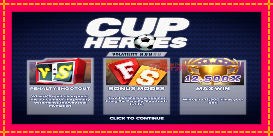 Cup Heroes автомат со уникатна механика, слика 1