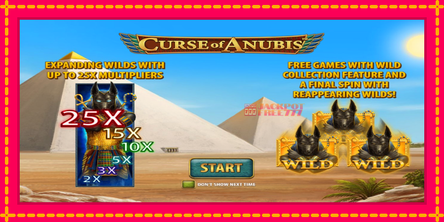 Curse of Anubis автомат со уникатна механика, слика 1