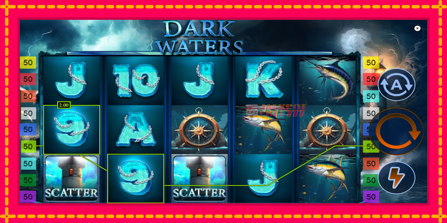 Dark Waters автомат со уникатна механика, слика 3