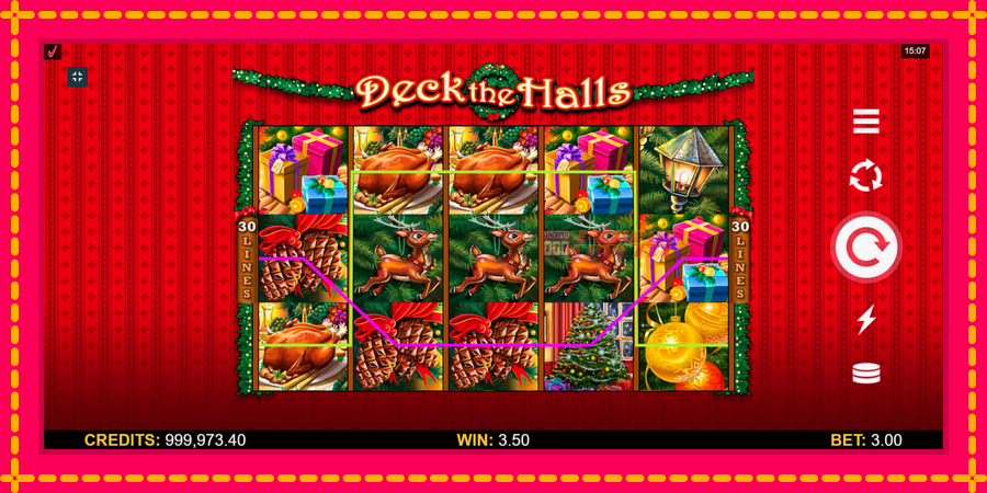 Deck The Halls автомат со уникатна механика, слика 3