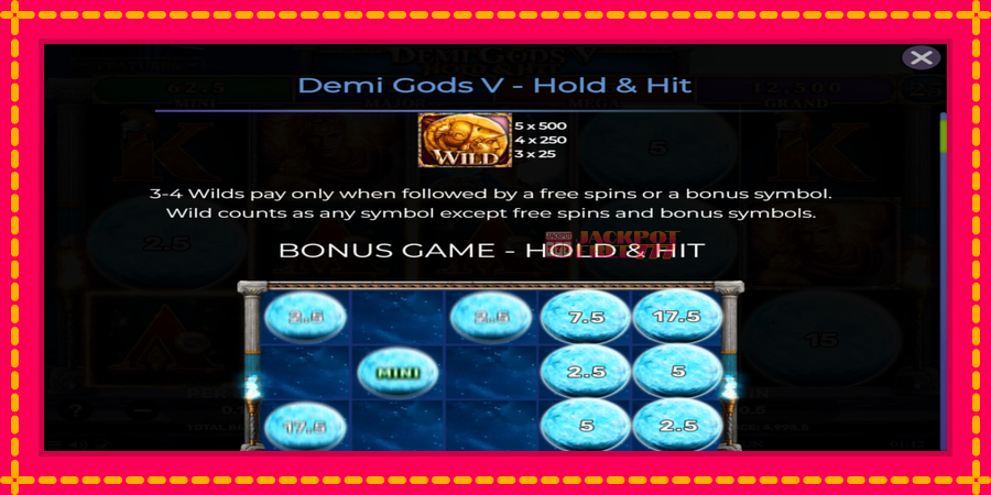 Demi Gods V Hold & Hit автомат со уникатна механика, слика 4