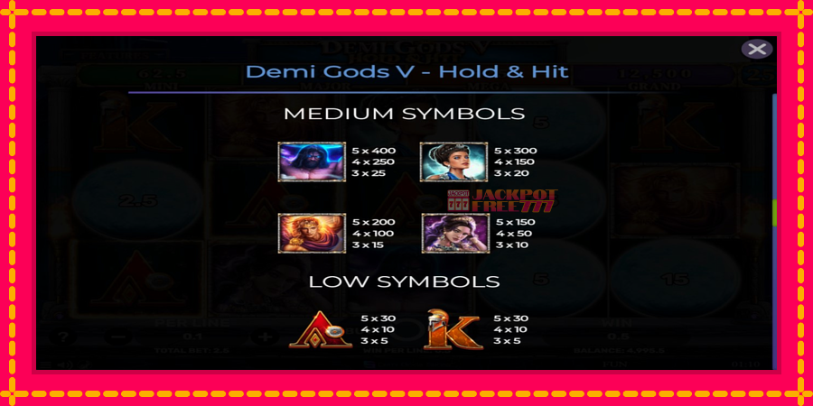 Demi Gods V Hold & Hit автомат со уникатна механика, слика 6