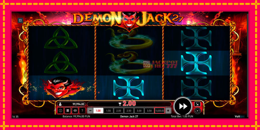 Demon Jack 27 автомат со уникатна механика, слика 2