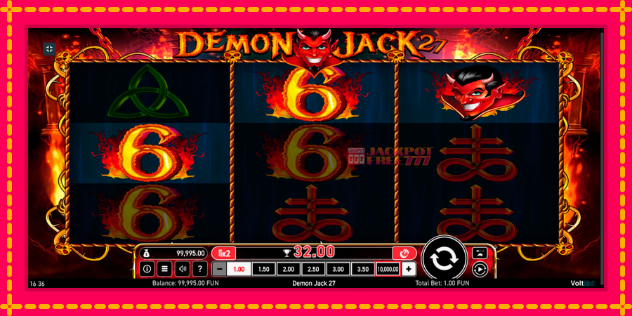 Demon Jack 27 автомат со уникатна механика, слика 3