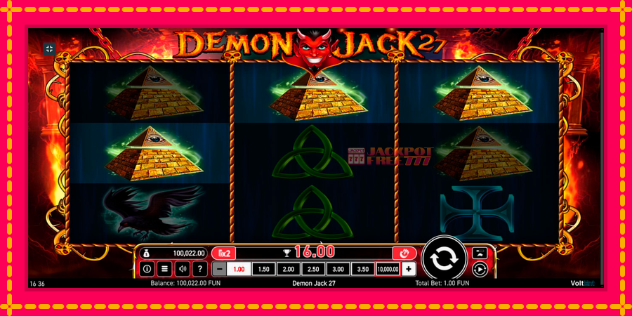 Demon Jack 27 автомат со уникатна механика, слика 5