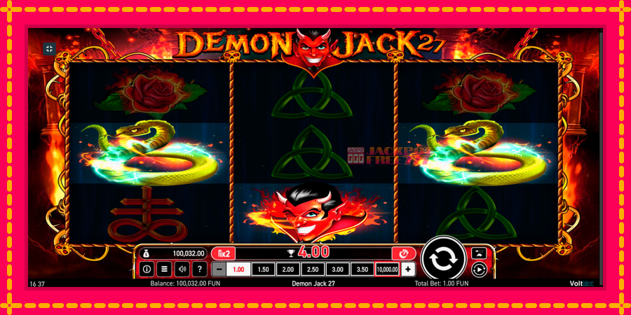 Demon Jack 27 автомат со уникатна механика, слика 6