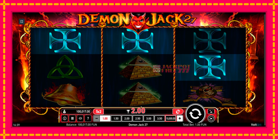 Demon Jack 27 автомат со уникатна механика, слика 8