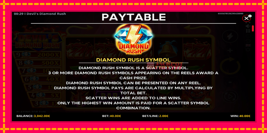 Devils Diamond Rush автомат со уникатна механика, слика 5