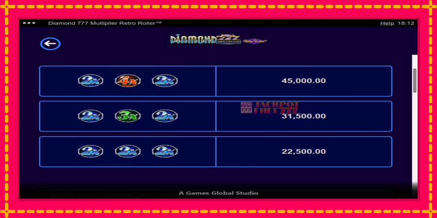 Diamond 777 Multiplier Retro Roller автомат со уникатна механика, слика 5