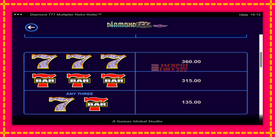 Diamond 777 Multiplier Retro Roller автомат со уникатна механика, слика 6