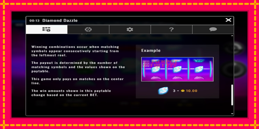 Diamond Dazzle автомат со уникатна механика, слика 5