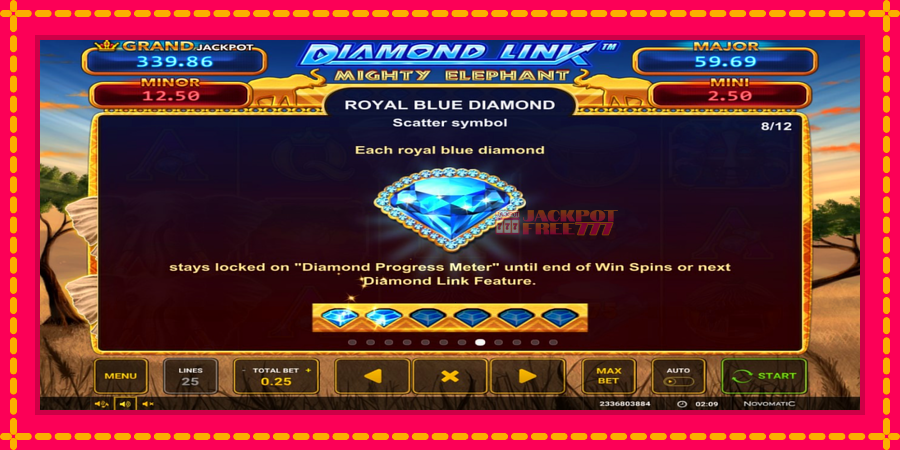 Diamond Link: Mighty Elephant автомат со уникатна механика, слика 6