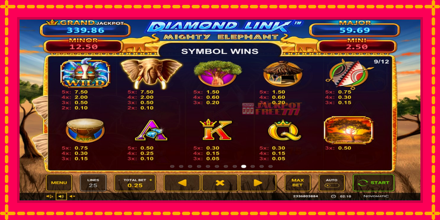 Diamond Link: Mighty Elephant автомат со уникатна механика, слика 7