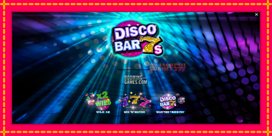 Disco Bar 7s автомат со уникатна механика, слика 1