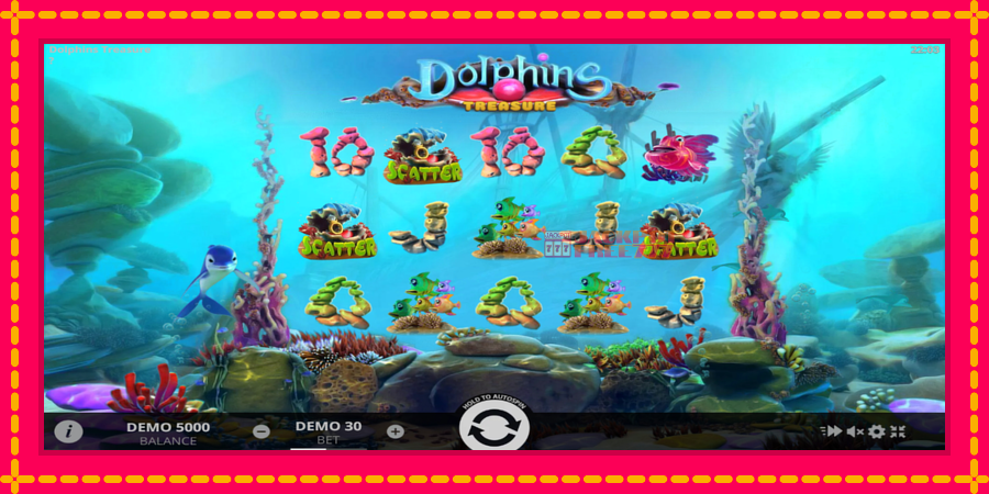 Dolphins Treasure автомат со уникатна механика, слика 1