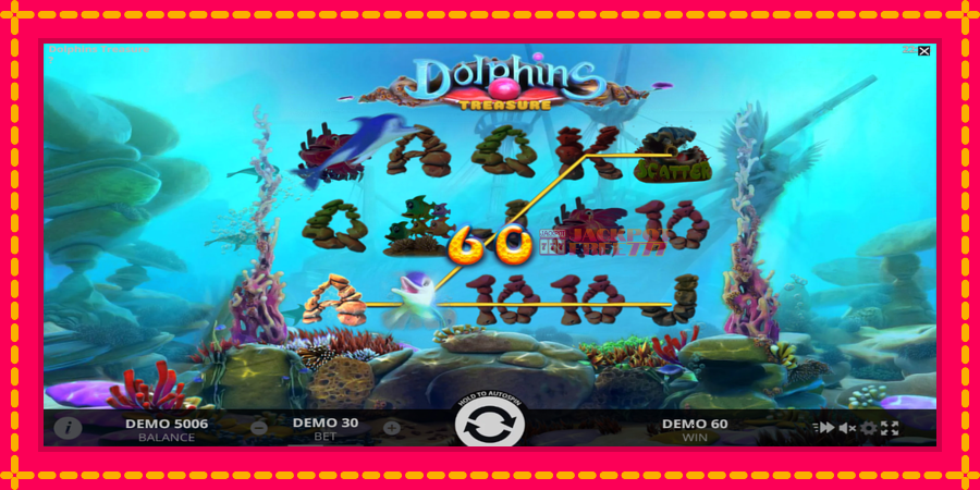 Dolphins Treasure автомат со уникатна механика, слика 4