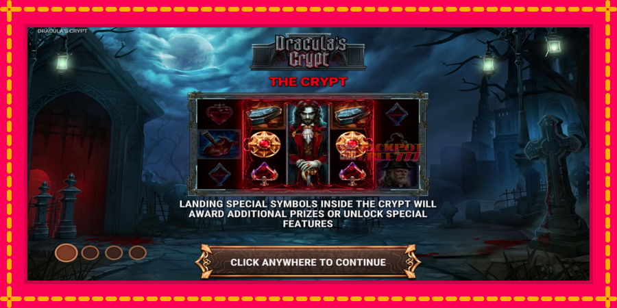 Draculas Crypt автомат со уникатна механика, слика 1