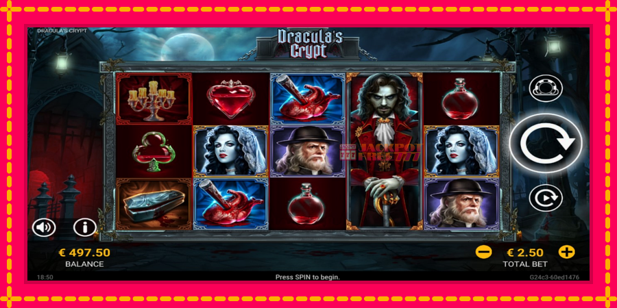 Draculas Crypt автомат со уникатна механика, слика 2