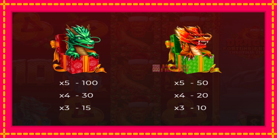 Dragon Fortune Frenzy Christmas Edition автомат со уникатна механика, слика 4