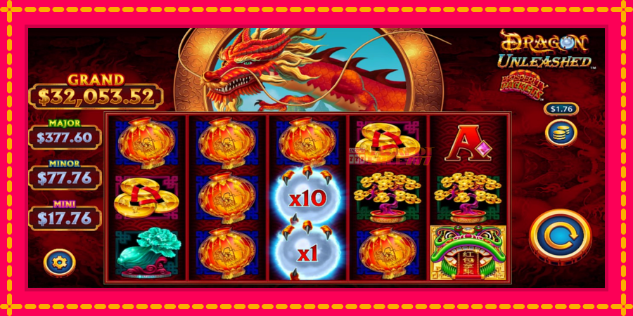 Dragon Unleashed - Prosperity Packets автомат со уникатна механика, слика 3