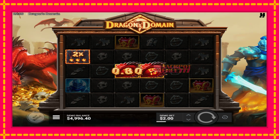 Dragons Domain автомат со уникатна механика, слика 3