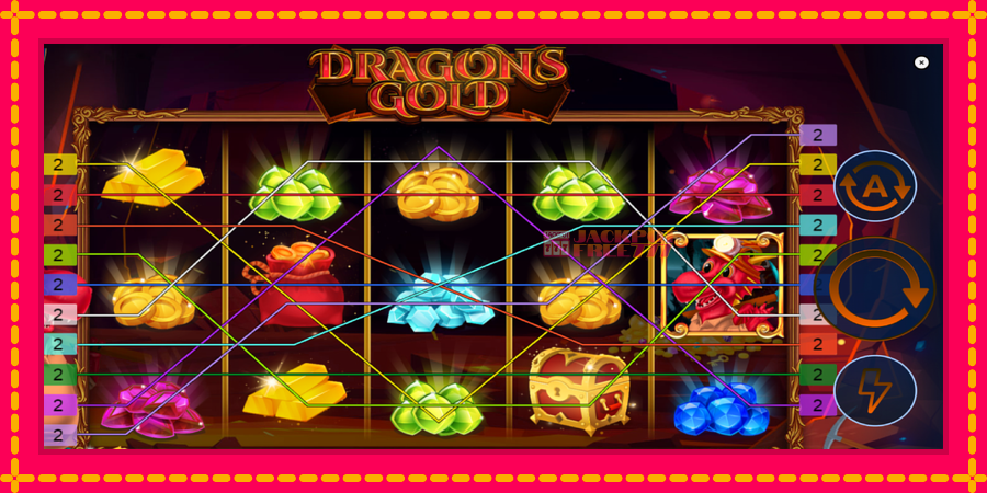 Dragons Gold SL автомат со уникатна механика, слика 1