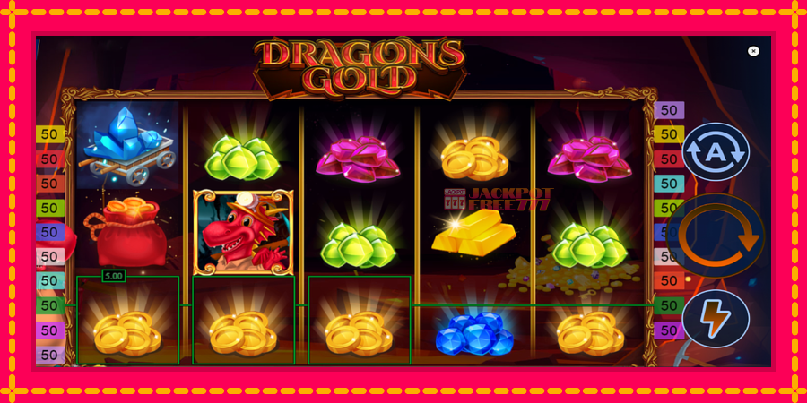 Dragons Gold SL автомат со уникатна механика, слика 2