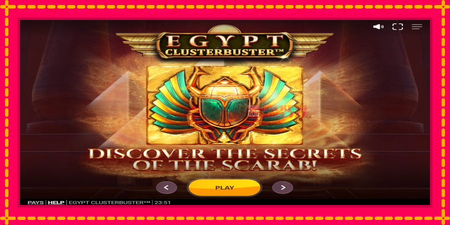 Egypt Clusterbuster автомат со уникатна механика, слика 1