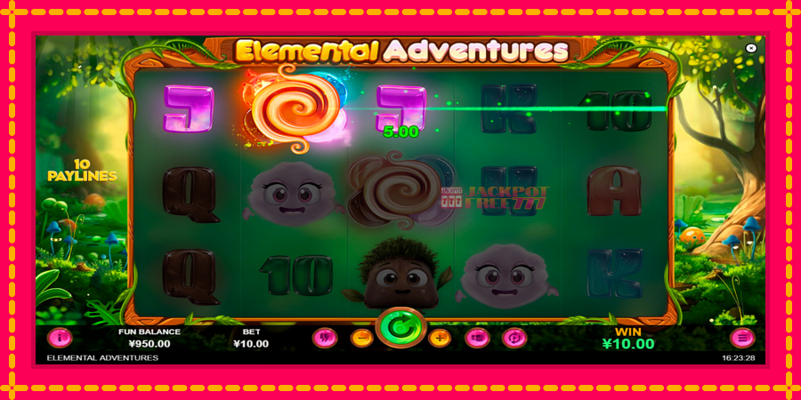 Elemental Adventures автомат со уникатна механика, слика 2