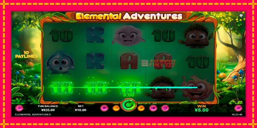 Elemental Adventures автомат со уникатна механика, слика 3