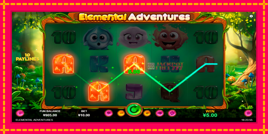 Elemental Adventures автомат со уникатна механика, слика 4