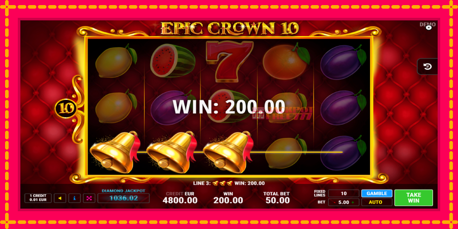 Epic Crown 10 автомат со уникатна механика, слика 2