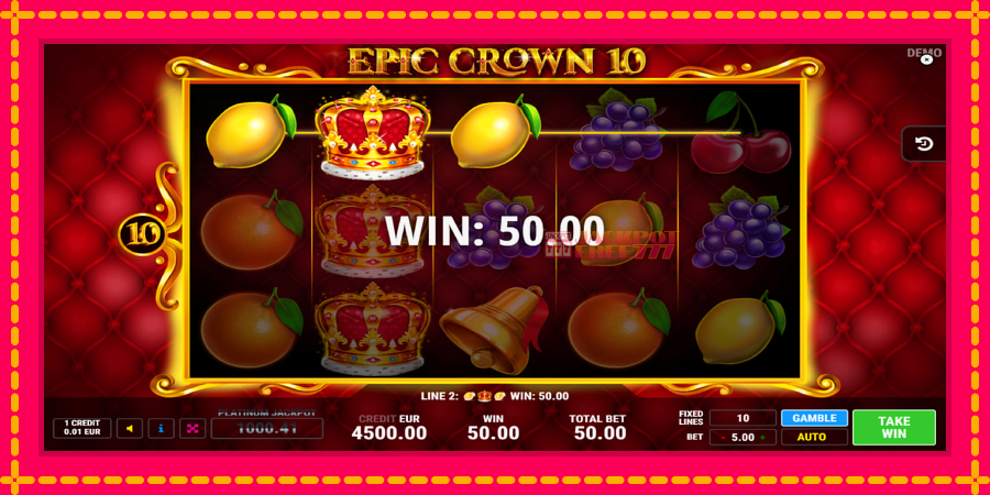 Epic Crown 10 автомат со уникатна механика, слика 4