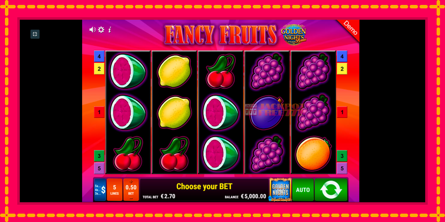 Fancy Fruits GDN автомат со уникатна механика, слика 1