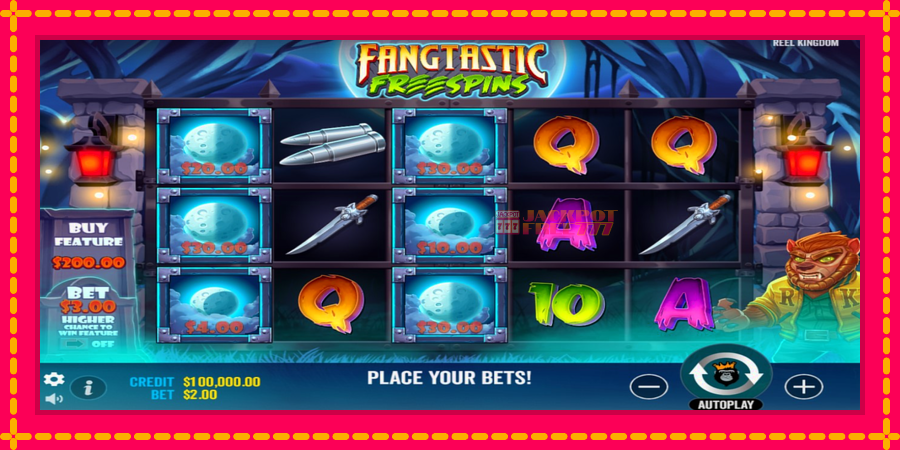 Fangtastic Freespins автомат со уникатна механика, слика 2