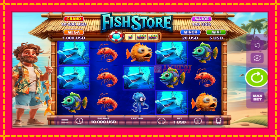 Fish Store автомат со уникатна механика, слика 1