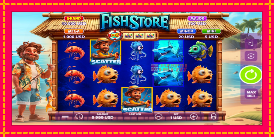 Fish Store автомат со уникатна механика, слика 2