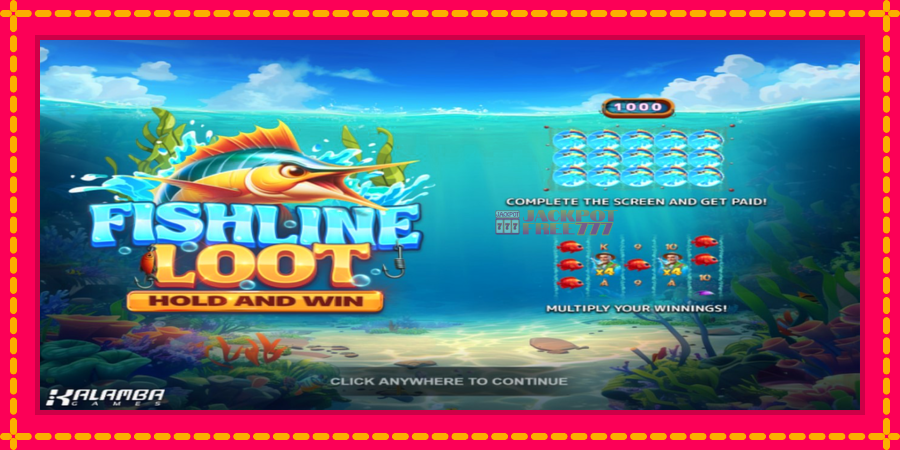 Fishline Loot Hold and Win автомат со уникатна механика, слика 1