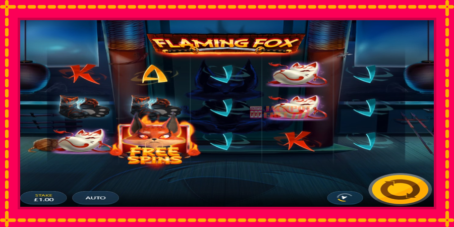 Flaming Fox автомат со уникатна механика, слика 2