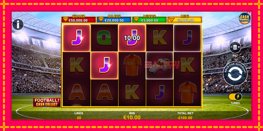 Football Cash Collect PowerPlay Jackpot автомат со уникатна механика, слика 4