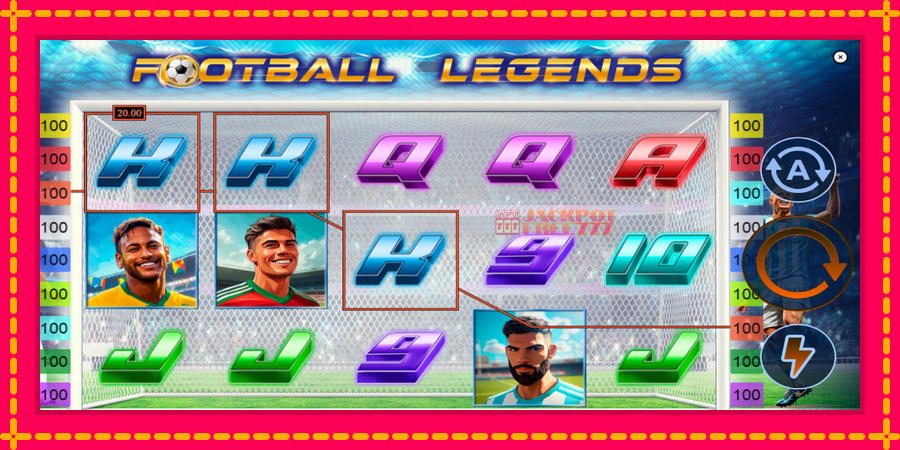 Football Legends автомат со уникатна механика, слика 4