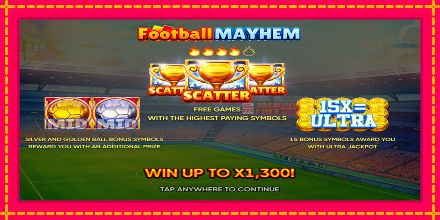 Football Mayhem автомат со уникатна механика, слика 1