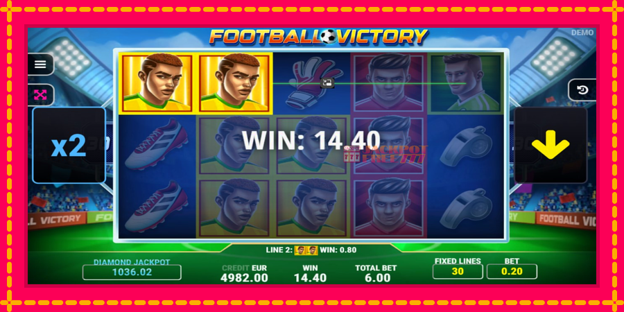 Football Victory автомат со уникатна механика, слика 3