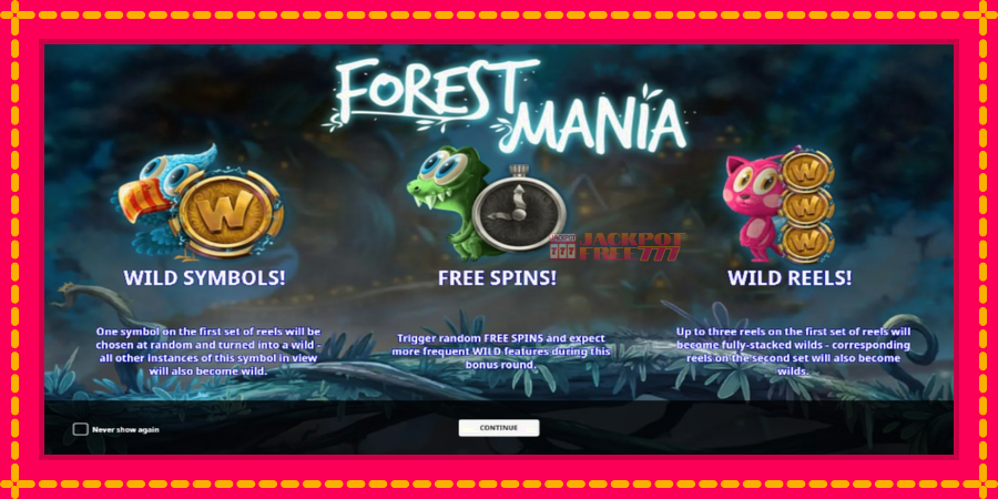 Forest Mania автомат со уникатна механика, слика 1